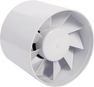 PLASTİK BORU TİPİ WC FANLARI (PANJURSUZ)